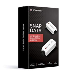 ACTELSER Pack Teletrabajo Kit Single Snap Data 20 Metros + modulo WiFi