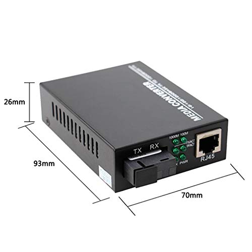1649519955 214 Convertidor de Medios Ethernet Gigabit Convertidor de Fibra Monomodo de