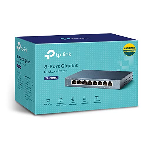1649550969 114 TP Link TL SG108 V30 Switch de Escritorio Red 101001000 Mbps Carcasa