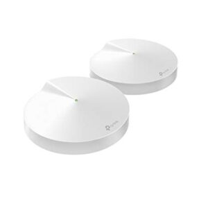 TP-Link Deco M9 Plus (2-Pack) - AC2200 Amplificador WiFi Mesh Inteligente, Tri-banda 2.4GHZ/2x5GHz hasta 420² ,Hub Smart IoT, Zigbee, 2x Puertos GigabitB, MU-MIMO, Control Parental