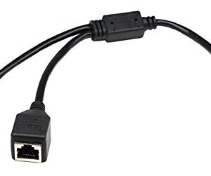 zdyCGTime 1 - Cable de Red RJ45 Masculino a 2 RJ45 Hembra Tipo Y, se Utiliza para conmutar Redes Entre Dos Ordenadores o para conectar a una Impresora, etc. (no se Utiliza como Separador de Red)