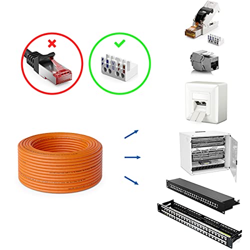 1649583632 365 deleyCON 30m CAT7 Cable de Instalacion Cobre Rigido SFTP PIMF