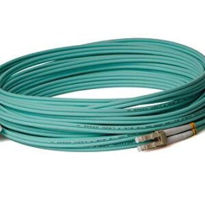 Cable de fibra óptica LWL, 20 m, OM3 LC a LC macho, cable de conexión dúplex 50/125, cable de fibra óptica, 20 metros