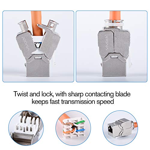1649634728 943 5 Pcs Cat7 Keystone Jack Cat 7 RJ45 modulo FTP