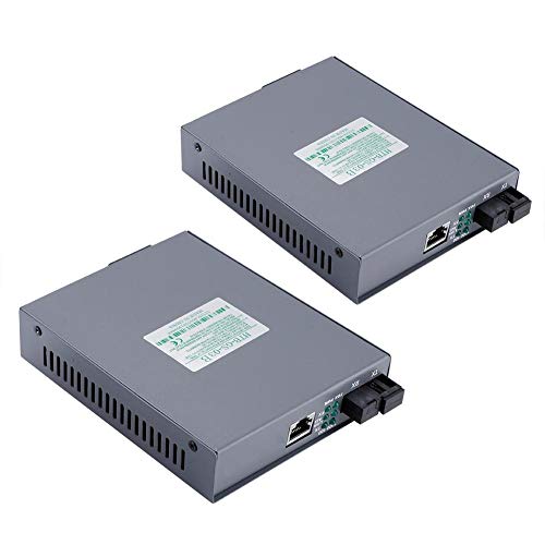 1649709110 322 2PCS Gigabit Fibre Media Converter 10100 1000M Transceptor optico