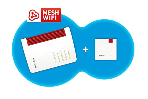 AVM Fritz! Mesh Set International (Fritz!Box 7530 WiFi AC y Fritz!Repeater 1200 WiFi 2x2 AC+N), Banda Dual (866 Mbps 5 GHz y 400 Mbps 2,4 GHz), VDSL, ADSL2+, Interfaz en Español 10 1649744354 828 AVM Fritz Mesh Set International FritzBox 7530 WiFi AC y