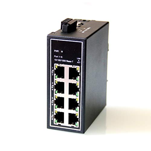 WIWAV WDH-8GT-DC 10/100/1000Mbps Switches Ethernet industriales Gigabit de 8 Puertos no administrados con riel DIN/Montaje en Pared (Certificación UL, sin Ventilador, -30°C ~ 75°C) 10 1649767455 68 WIWAV WDH 8GT DC 101001000Mbps Switches Ethernet industriales Gigabit de 8 Puertos