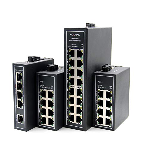 WIWAV WDH-8GT-DC 10/100/1000Mbps Switches Ethernet industriales Gigabit de 8 Puertos no administrados con riel DIN/Montaje en Pared (Certificación UL, sin Ventilador, -30°C ~ 75°C) 14 1649767456 961 WIWAV WDH 8GT DC 101001000Mbps Switches Ethernet industriales Gigabit de 8 Puertos