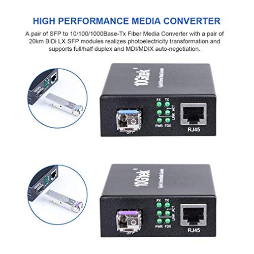 un par de Convertidor de Medios Gigabit Ethernet con un par de Bidi Monomodo Simplex LC SFP, 10/100/1000M RJ45 a 1000Base-LX, European Power Adapters 9 1650055846 116 un par de Convertidor de Medios Gigabit Ethernet con un