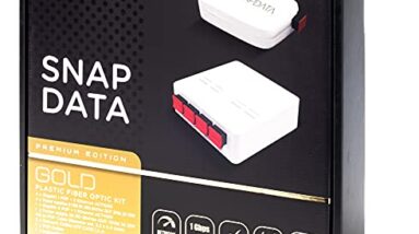 ACTELSER Kit Gold Snap Data de Fibra Optica Plástica (140 Metros)