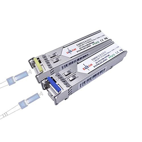 Elfcam® 2 Pack Modulo SFP 125G Conector Cable de