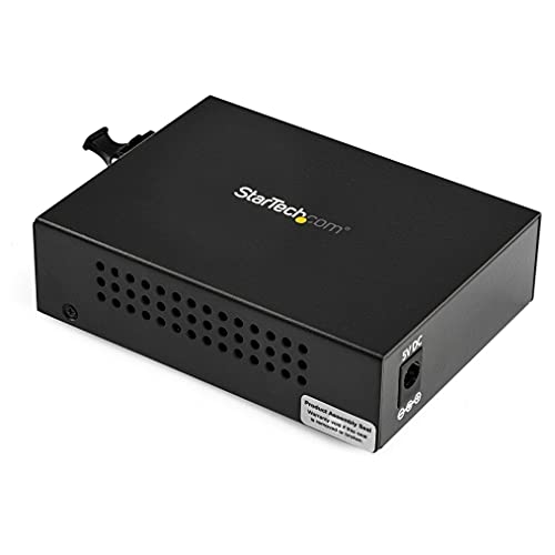 StarTechcom Conversor Compacto de Medios Ethernet Gigabit a Fibra Multimodo
