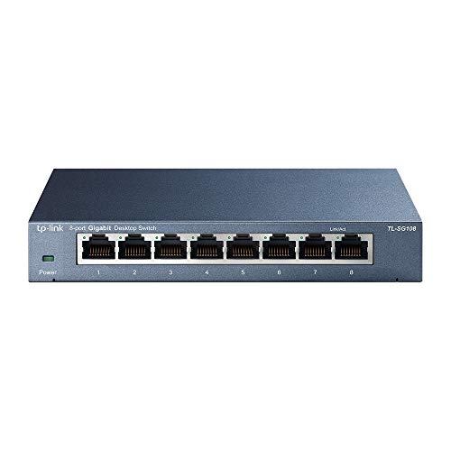 TP Link TL SG108 V30 Switch de Escritorio Red 101001000 Mbps Carcasa