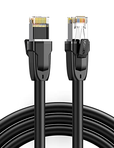 UGREEN Cable Ethernet Cat 8, Cable de Red LAN 40Gbps con Conector RJ45 (2000MHz, Cable SFTP) Compatible con PS5, Xbox X/S, PC, TV Box, Router, PS4, Servidor NAS, Cat 6, Cat 5e, Cat 5 (1M) 9 UGREEN Cable Ethernet Cat 8 Cable de Red LAN 40Gbps