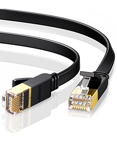 UGREEN Cable de Red Cat 7, Cable Ethernet Network LAN 10000Mbit/s con Conector RJ45 (10 Gigabit, 600MHz, Cable FTP) para PS5, Xbox X/S, PC, Compatible con Cat 6, Cat 5e, Cat 5, Cable Plano(1 Metro) 9 UGREEN Cable de Red Cat 7 Cable Ethernet Network LAN