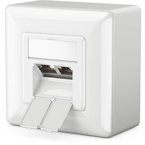 deleyCON 1x CAT 6a Universal Socket de Red