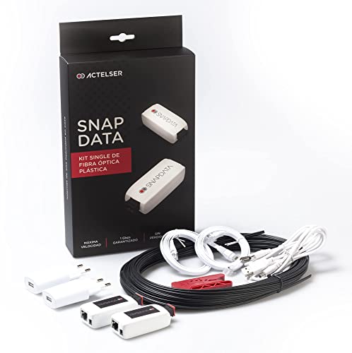 1649449993 460 ACTELSER Kit Single Snap Data de Fibra Optica Plastica30 Metros