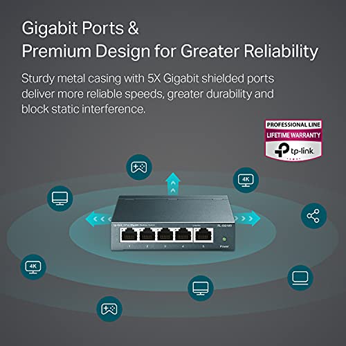 1649523675 118 TP Link TL SG105 Switch 5 Puertos 101001000 MBps Switch ethernet