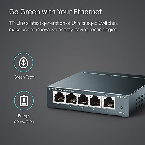 1649523675 565 TP Link TL SG105 Switch 5 Puertos 101001000 MBps Switch ethernet