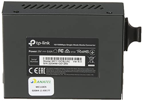 1649527863 660 TP Link MC110CS Convertidor e Medios para Fibra optica Gris