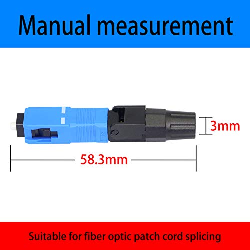 Honglei Conector rápido de Fibra SC/UPC (APC) -C Adaptador de Conector rápido de Fibra óptica para FTTH ODF CATV-10PCS 12 1649531514 102 Honglei Conector rapido de Fibra SCUPC APC C Adaptador de