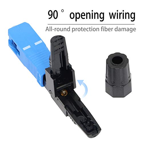 Honglei Conector rápido de Fibra SC/UPC (APC) -C Adaptador de Conector rápido de Fibra óptica para FTTH ODF CATV-10PCS 13 1649531514 561 Honglei Conector rapido de Fibra SCUPC APC C Adaptador de