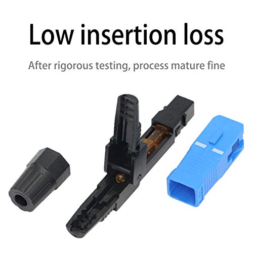 Honglei Conector rápido de Fibra SC/UPC (APC) -C Adaptador de Conector rápido de Fibra óptica para FTTH ODF CATV-10PCS 14 1649531514 855 Honglei Conector rapido de Fibra SCUPC APC C Adaptador de