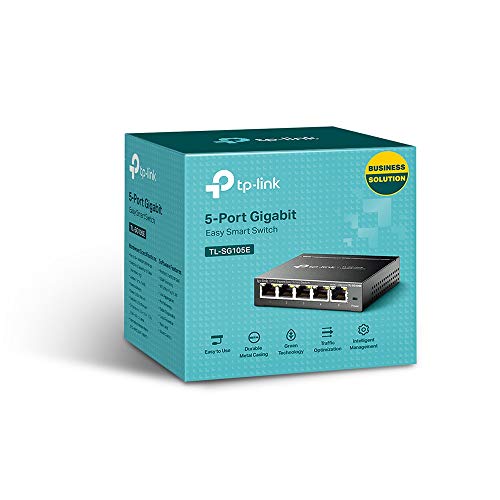 1649595321 847 TP Link TL SG105E Unmanaged PRO Switch 5 Puertos Gigabit Inteligente Plug