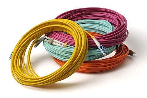 Cable de fibra óptica LWL, 20 m, OM3 LC a LC macho, cable de conexión dúplex 50/125, cable de fibra óptica, 20 metros 12 1649607016 149 Cable de fibra optica LWL 20 m OM3 LC a