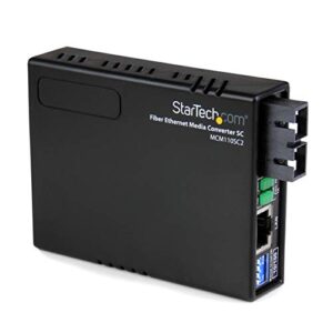 StarTech V931801 - Conversor de Media, Fibra de multimodo (Ethernet)