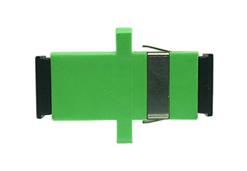 cerrxian SC monomodo Hembra de Adaptador de Cable de Fibra óptica SC a SC Hembra acoplador APC Simplex Solo Modo de Fibra óptica Adaptador de Conector con Panel de Pantalla Plana (5 Unidades) 12 1649647912 406 cerrxian SC monomodo Hembra de Adaptador de Cable de Fibra