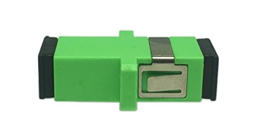 cerrxian SC monomodo Hembra de Adaptador de Cable de Fibra óptica SC a SC Hembra acoplador APC Simplex Solo Modo de Fibra óptica Adaptador de Conector con Panel de Pantalla Plana (5 Unidades) 13 1649647912 86 cerrxian SC monomodo Hembra de Adaptador de Cable de Fibra