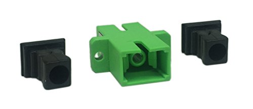 cerrxian SC monomodo Hembra de Adaptador de Cable de Fibra óptica SC a SC Hembra acoplador APC Simplex Solo Modo de Fibra óptica Adaptador de Conector con Panel de Pantalla Plana (5 Unidades) 15 1649647913 35 cerrxian SC monomodo Hembra de Adaptador de Cable de Fibra