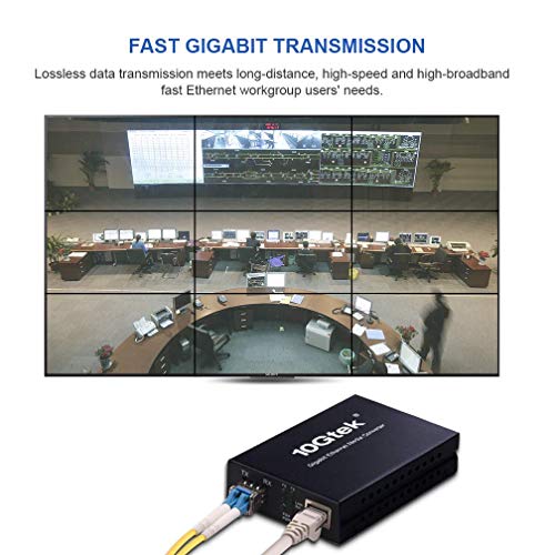 Convertidor de Medios Gigabit Ethernet con 1Gb Monomodo LC SFP, 10/100/1000M RJ45 a 1000Base-LX, hasta 20km, European Power Adapter 11 1649651600 199 Convertidor de Medios Gigabit Ethernet con 1Gb Monomodo LC SFP