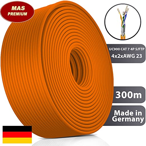 Cable de datos de 10 m hasta 500 m, cable de instalación UC900 HS23 CAT 7 4P LSHF ECA S/FTP 4 x 2 x AWG23, sin halógenos, cable de comunicación LAN (300 m) 8 1649713173 426 Cable de datos de 10 m hasta 500 m cable
