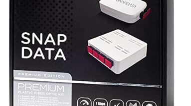 ACTELSER Kit Premium De Fibra Óptica Plástica Snap Data.(100 Metros)