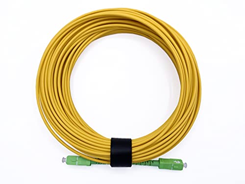 Elfcam Fibra óptica cable SC/APC a SC/APC monomodo simplex 9/125, Compatible con Orange, Movistar, Vodafone y Jazztel 12 1649771133 865 Elfcam Fibra optica cable SCAPC a SCAPC monomodo simplex 9125
