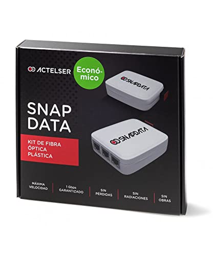 1650339933 73 ACTELSER Kit Basico economico de Fibra Optica Plastica Snap Data