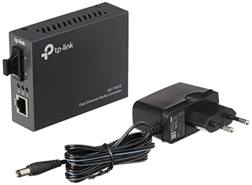 TP Link MC110CS Convertidor e Medios para Fibra optica Gris
