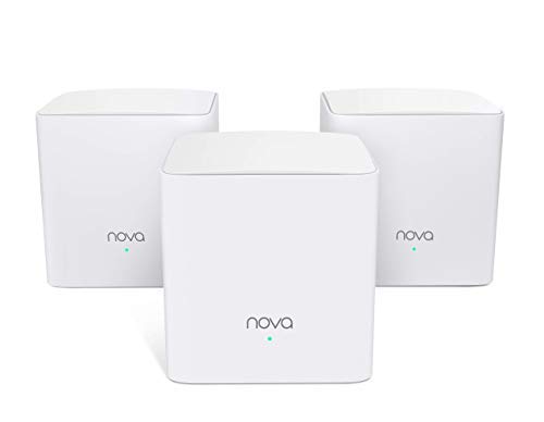 Tenda MW5S Sistemas WiFi Mesh AC1200 Router Dual Banda para 100-300㎡ Casas Pack3 9 Tenda MW5S Sistemas WiFi Mesh AC1200 Router Dual Banda para