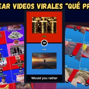 Cómo crear Videos Virales "Qué Prefieres" 🎥🚀 | Tutorial Paso a Paso