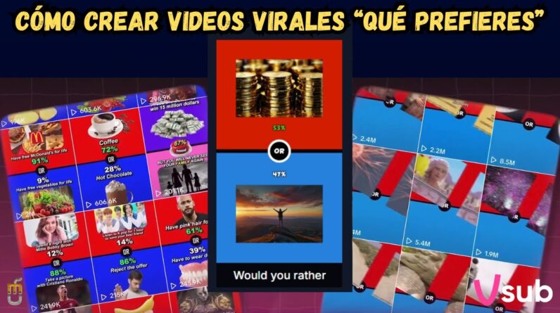 Cómo crear Videos Virales "Qué Prefieres" 🎥🚀 | Tutorial Paso a Paso