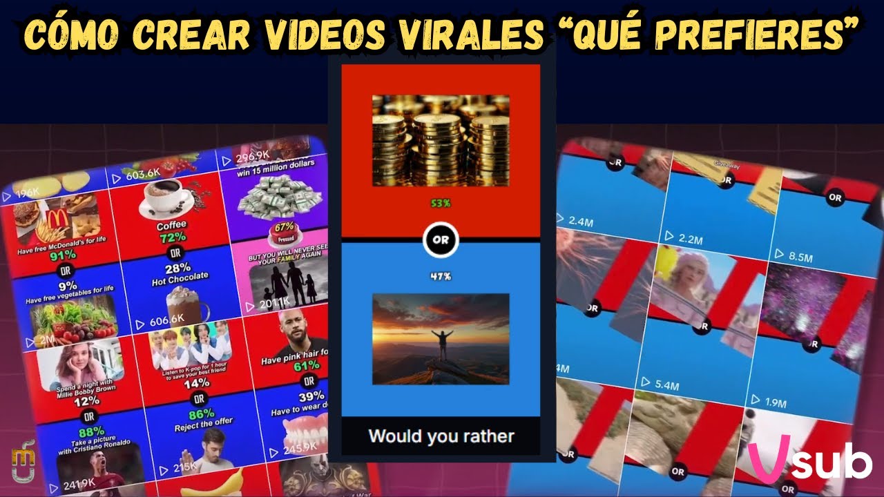 Cómo crear Videos Virales "Qué Prefieres" 🎥🚀 | Tutorial Paso a Paso